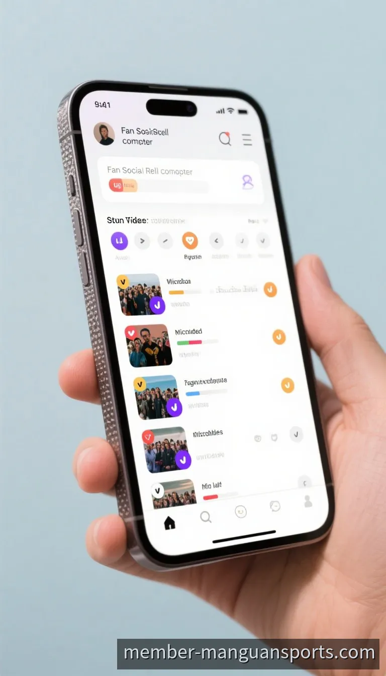 MG Sports App 内容界面预览