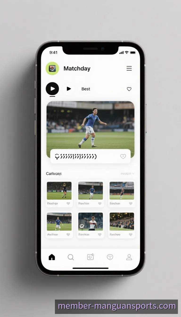 满冠体育 App 使用场景示意